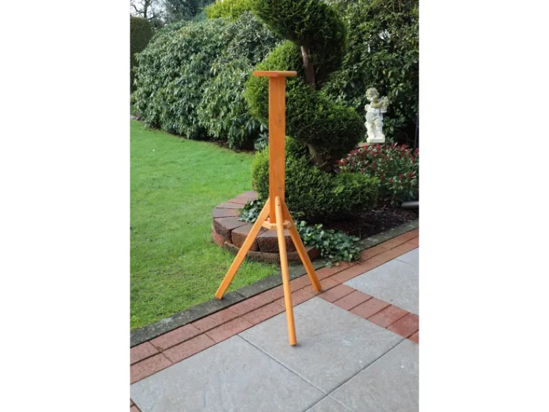 Promadino Standfuß für Vogelhäuser aus Kiefernholz 106 cm Hoch