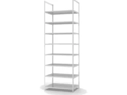 PROREGAL Aktenregal Schraubsystem Grundregal HxBxT 290 x 100 x 60 cm 8 Ebenen Fachlast 90 kg Ohne Deckboden Beidseitig Nutzbar