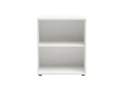 PROREGAL Aktenregal Tiger Small HxBxT 77 x 65 x 34 cm 2 Fächern Weiß