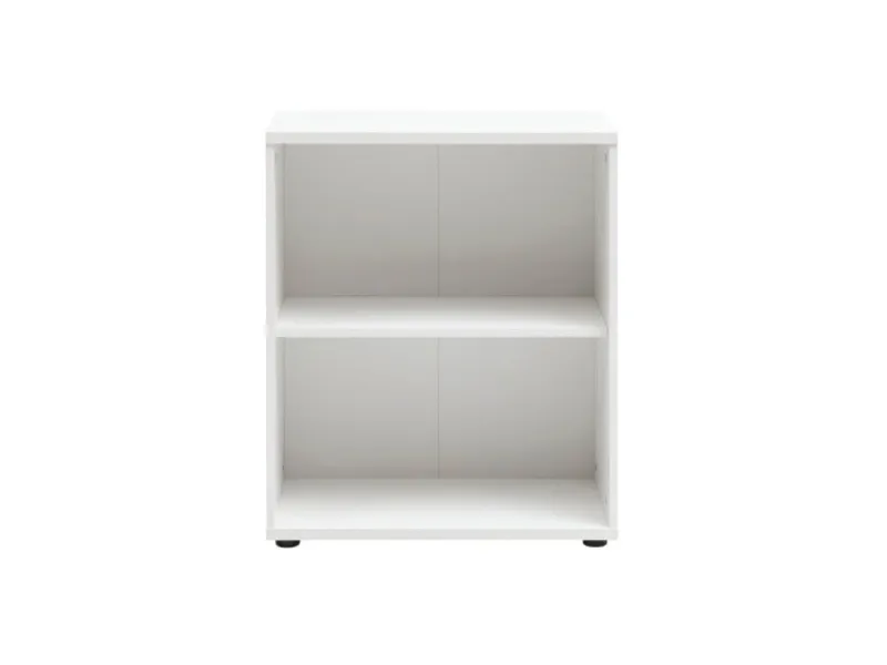 PROREGAL Aktenregal Tiger Small HxBxT 77 x 65 x 34 cm 2 Fächern Weiß