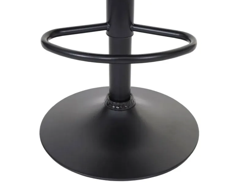 PROREGAL 2er-Set Barhocker Gepolstert Mit Lehne Sitzhöhe 63-87cm Höhenverstellbar Samt Petrol-Blau Fuß Schwarz Tresenhocker Barstuhl