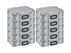 PROREGAL Eurobox Nextgen Portable HxBxT 135x 30 x 40 cm 11 Liter Eurobehälter Transportbox Transportbehälter Stapelbehälter