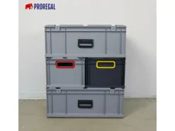 PROREGAL Eurobox Nextgen Portable HxBxT 335x 40 x 60 cm 65 Liter Eurobehälter Transportbox Transportbehälter Stapelbehälter