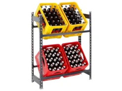 PROREGAL Getränkekistenregal Getränkeregal Camel HxBxT 100 x 80 x 30 cm