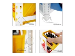 PROREGAL Getränkekistenregal Getränkeregal High Big Camel HxBxT 200 x 40 x 30 cm