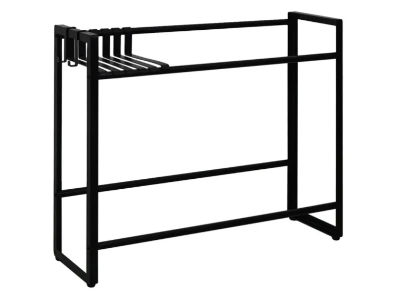 PROREGAL Getränkekistenregal KÖNIGSSEE PLUS inkl. 2 Haken & 6 Auflageträger HxBxT 84 x 104 x 33 cm Für 6 Kisten