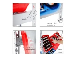 PROREGAL Getränkekistenregal Getränkeregal High Big Camel HxBxT 200 x 100 x 30 cm