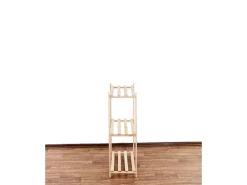 Best PROREGAL Holzregal Timbercraft HxBxT 90 x 65 x 28,5 cm Fachlast 35 kg 3 Fachboden 1,4 cm Dickes Kiefernholz Natur