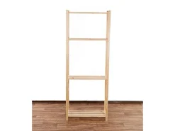 Clearance PROREGAL Holzregal Timbercraft HxBxT 170 x 65 x 28,5 cm Fachlast 35 kg 4 Fachboden 1,4 cm Dickes Kiefernholz Natur