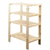 New PROREGAL Holzregal Woodland HxBxT 166,4 x 80 x 50 cm Fachlast 120 kg 5 Fachboden Kiefernholz Natur