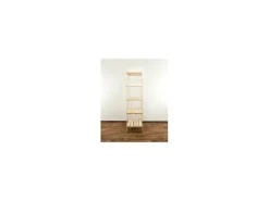 New PROREGAL Holzregal Woodland HxBxT 166,4 x 80 x 50 cm Fachlast 120 kg 5 Fachboden Kiefernholz Natur
