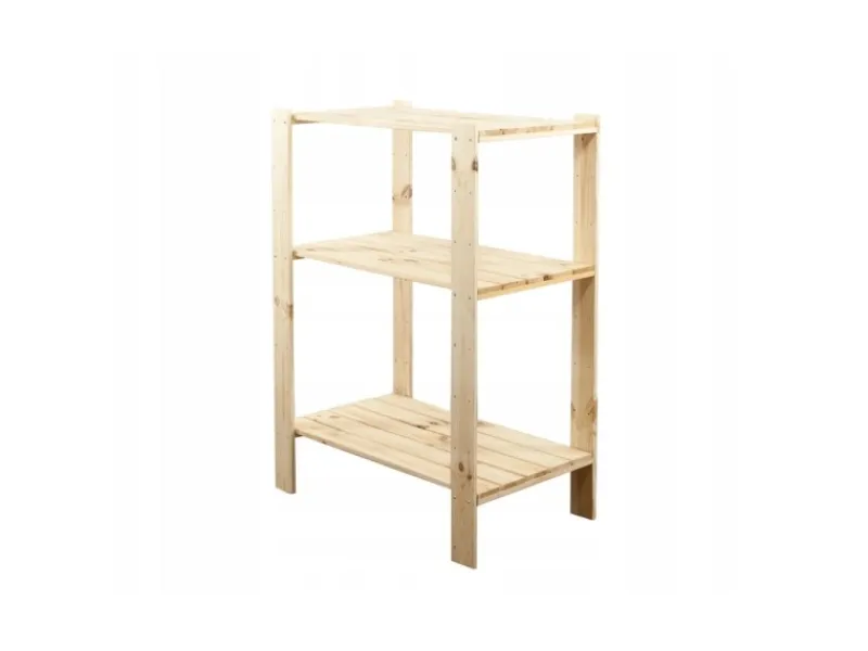 Online PROREGAL Holzregal Woodland HxBxT 115 x 80 x 50 cm Fachlast 120 kg 3 Fachboden Kiefernholz Natur