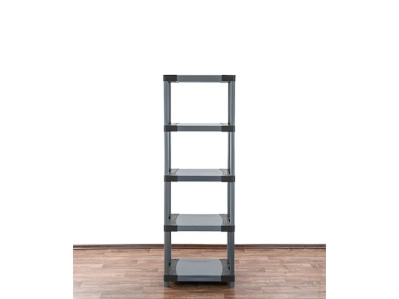 PROREGAL Kunststoffregal Grey Bear Tall HxBxT 180 x 70 x 46 cm Fachlast 120 kg