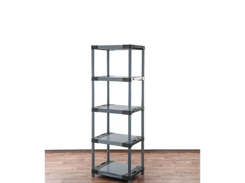 PROREGAL Kunststoffregal Grey Bear Tall HxBxT 180 x 70 x 46 cm Fachlast 120 kg