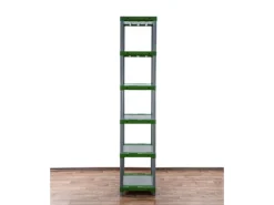 Sale PROREGAL Kunststoffregal Big Grey Bear Extra-Tall HxBxT 220 x 70 x 46 cm Fachlast 160 kg Grau/Grün Grau-Grün