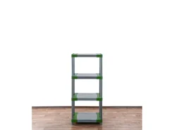 Online PROREGAL Kunststoffregal Big Grey Bear Low HxBxT 138 x 60 x 46 cm Fachlast 160 kg Grau/Grün Grau-Grün