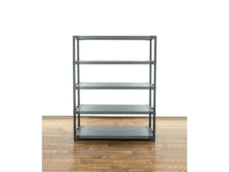 PROREGAL Kunststoffregal Grey Bear Tall HxBxT 180 x 150 x 46 cm Fachlast 70 kg