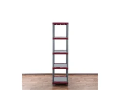 Online PROREGAL Kunststoffregal Big Grey Bear Tall HxBxT 180 x 60 x 46 cm Fachlast 160 kg Grau/Rot Grau-Rot