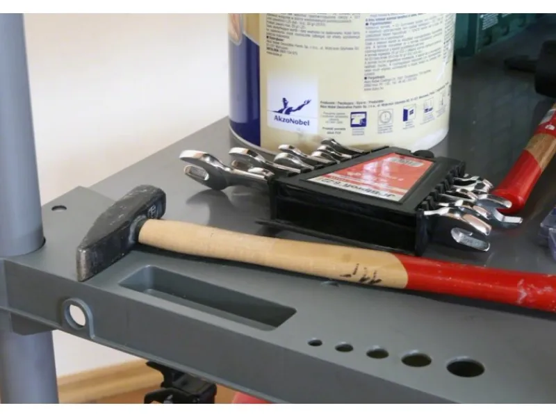 Discount PROREGAL Kunststoffregal Grey Bear Low HxBxT 138 x 150 x 46 cm Fachlast 70 kg Grau