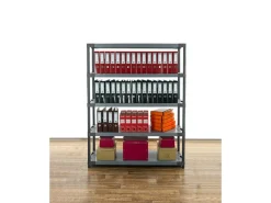 Discount PROREGAL Kunststoffregal Big Grey Bear Tall HxBxT 180 x 130 x 46 cm Fachlast 120 kg Grau