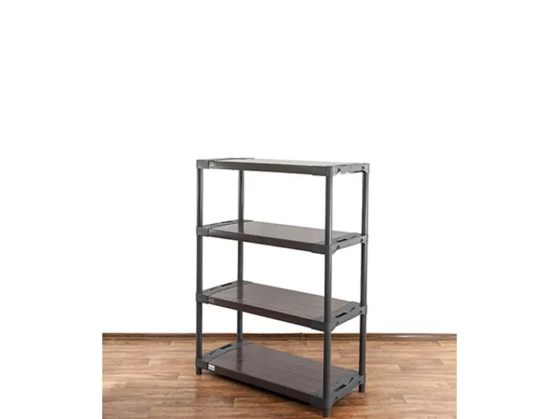 Clearance PROREGAL Kunststoffregal Big Grey Bear Low HxBxT 138 x 110 x 46 cm Fachlast 160 kg Grau