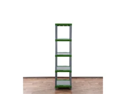 PROREGAL Kunststoffregal Big Grey Bear Tall HxBxT 180 x 70 x 46 cm Fachlast 160 kg Grau/Grün