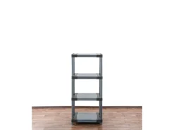 Discount PROREGAL Kunststoffregal Grey Bear Low HxBxT 138 x 60 x 46 cm Fachlast 120 kg Grau