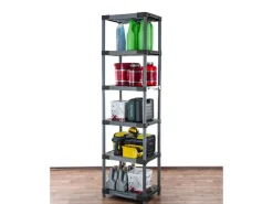 PROREGAL Kunststoffregal Big Grey Bear Extra-Tall HxBxT 220 x 70 x 46 cm Fachlast 160 kg