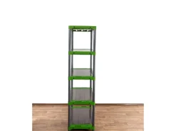 Sale PROREGAL Kunststoffregal Big Grey Bear Tall HxBxT 180 x 110 x 46 cm Fachlast 160 kg Grau/Grün Grau-Grün