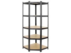 PROREGAL Mega Deal 1 x Eckregal & 2x Schwerlastregal Ragnar HxBxT 180 x 190 x 40 cm Fachlast 175 kg Kellerregal Steckregal Garagenregal