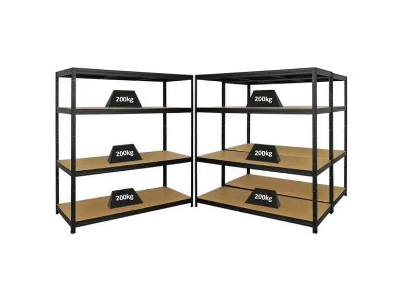 PROREGAL Mega Deal 3er-Set Schwerlastregal Giant Elephant 160x150x60cm mit 4 Ebenen Fachlast 200kg