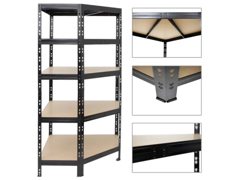 PROREGAL Mega Deal Tiger 1x Eckregal & 2x Schwerlastregal 180x 90x 45 cm Fachlast 175 & 265 kg