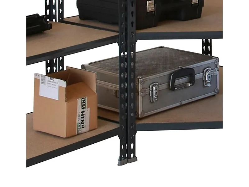 PROREGAL Mega Deal 1x Eckregal & 2x Schwerlastregal Muli HxBxT 180 x 180 x 50 cm Fachlast 200 kg Anthrazit Mega Deal 1x Eckregal + 2x Schwerlastregal Muli HxBxT 180 x 180 x 50 cm Fachlast 200 kg Anthrazit