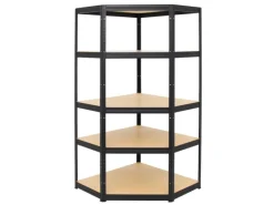 Outlet PROREGAL Mega Deal 1x Eckregal & 2x Schwerlastregal Slim Elephant S Fachlast 250 & 350 kg Schwarz