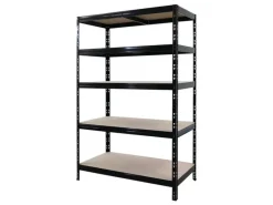 Sale PROREGAL Mega Deal 5X Schwerlastregal Tiger HxBxT 180x120x60cm Fachlast 265kg Schwarz