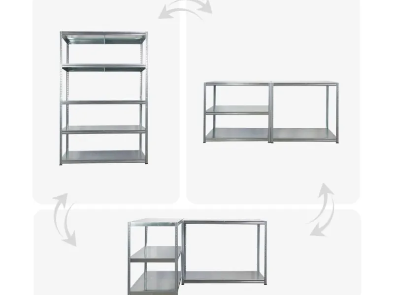 PROREGAL Mega Deal 2x Schwerlastregal Steel Eagle HxBxT 180x120x60cm Fachlast 130kg Verzinkt