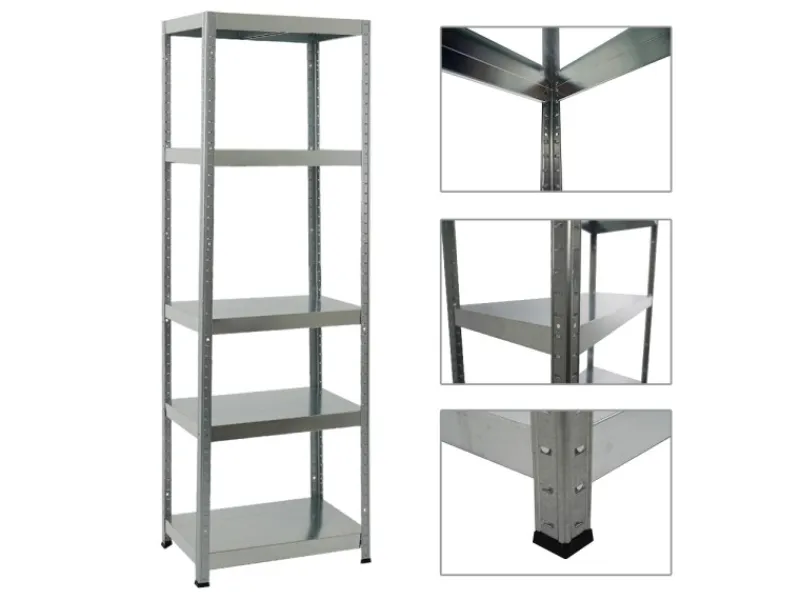 Clearance PROREGAL Mega Deal 2x Schwerlastregal Steel Eagle HxBxT 180 x 60 x 40 cm Fachlast 130 kg Verzinkt