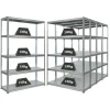 PROREGAL Mega Deal 5x Schwerlastregal Steel Eagle HxBxT 180x120x40 cm Fachlast 130kg Verzinkt