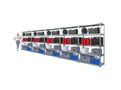 PROREGAL Mega Deal 5x Schwerlastregal Steel Eagle HxBxT 180x120x40 cm Fachlast 130kg Verzinkt