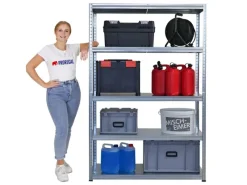 PROREGAL Mega Deal 5x Schwerlastregal Steel Eagle HxBxT 180x120x40 cm Fachlast 130kg Verzinkt