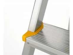 Best PROREGAL Metal Double Giraffe Doppelseitige-Aluminium-Stufenstehleiter 5 Stufen 109 cm Hoch 150 kg Tragkraft Leiter Trittleiter Haushaltsleiter