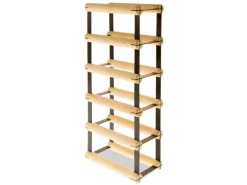 Outlet PROREGAL Modulares Weinregal Vinotega Mod Metal HxBxT 52,5 x 12,5 x 24,5 cm 1 x 5 Flaschen Massives Kiefernholz Natur Kiefer Natur