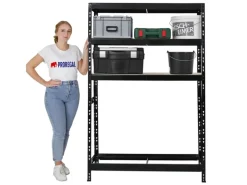 PROREGAL Reifenregal Tiger HxBxT 180 x 120 x 40 cm Bis Zu 6 Reifen Auf 1 Ebene + 3 Ablagen