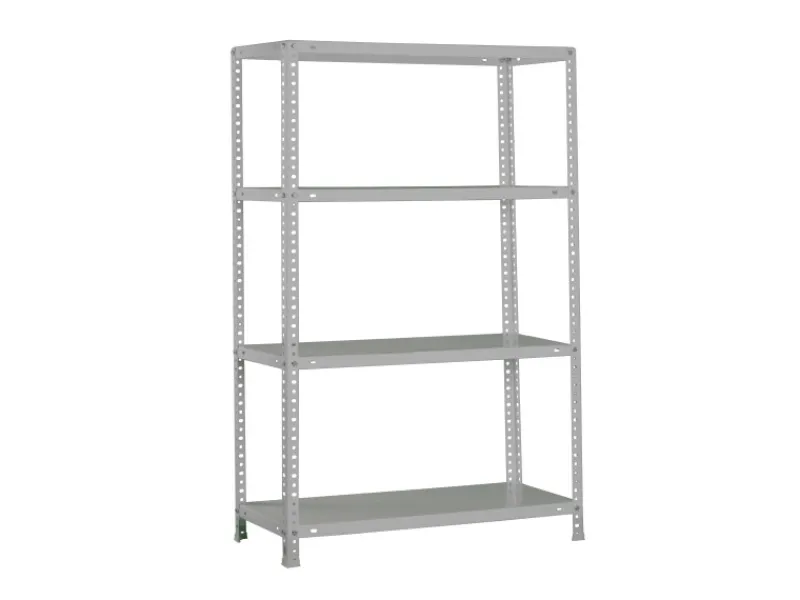 Best PROREGAL Schraubregal Panda Mid HxBxT 150 x 100 x 30 cm Fachlast 100 kg Grau