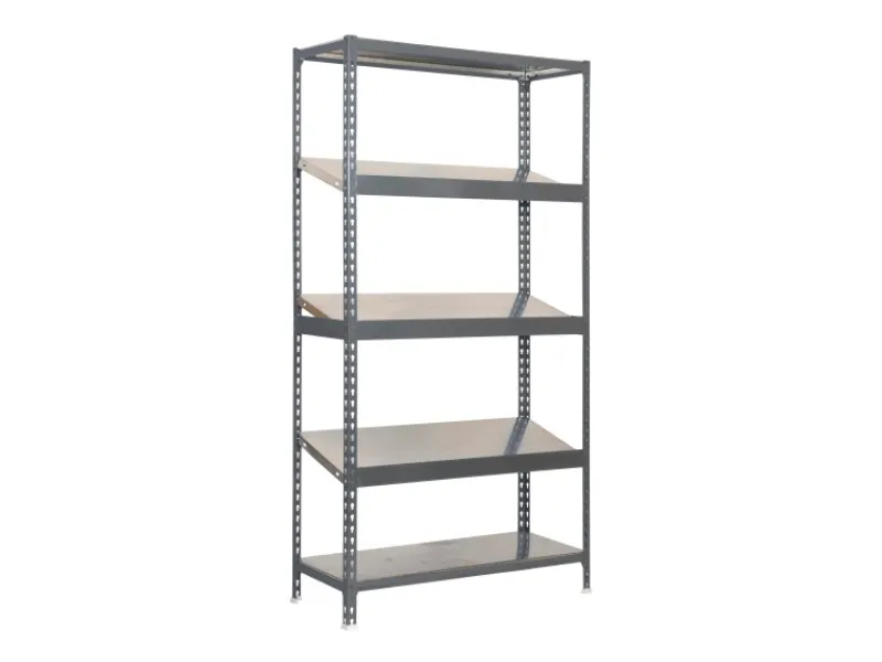 PROREGAL Schrägbodenregal Dowa Stecksystem HxBxT 200 x 100 x 40 cm Fachlast 200 kg Verzinkt