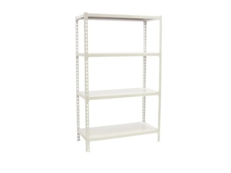 PROREGAL Schwerlastregal Mid Metal Shark HxBxT 150 x 120 x 30 cm Fachlast 200 kg Weiß
