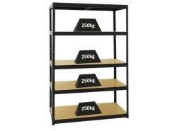 PROREGAL Schwerlastregal Big Elephant M HxBxT 180 x 120 x 60 cm Fachlast 250 kg