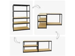 PROREGAL Schwerlastregal Big Elephant M HxBxT 180 x 120 x 60 cm Fachlast 250 kg