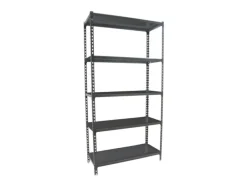 PROREGAL Schwerlastregal Metal Shark HxBxT 180 x 80 x 40 cm Fachlast 180 kg Anthrazit