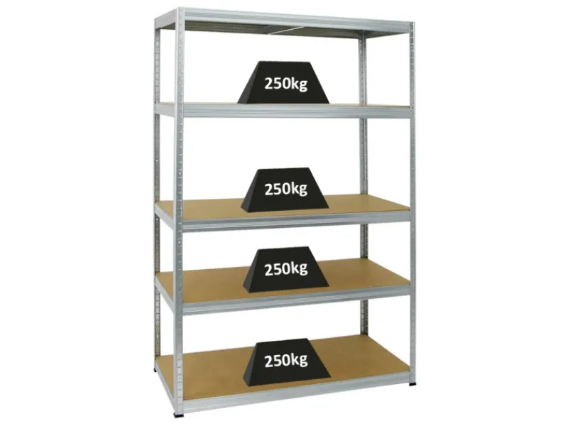 PROREGAL Schwerlastregal Big Elephant M HxBxT 180 x 120 x 60 cm Fachlast 250 kg